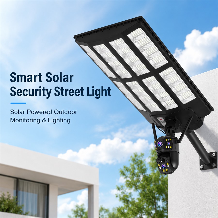 CS-1120LED Solar Monitoring Street Light