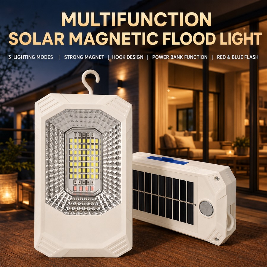 CS-66LED Multifunction Solar Rechargeable Light