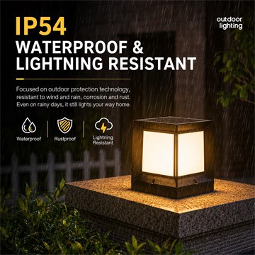 Lawn Spike Light / Solar Post Cap Light image 3