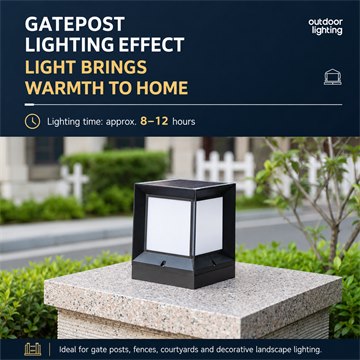 Lawn Spike Light / Solar Post Cap Light image 4