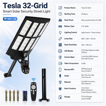 CS-1120LED Solar Monitoring Street Light SKU image 8