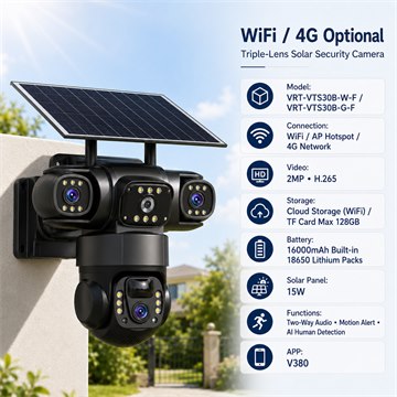 Four-Head Solar Monitoring Light image 6