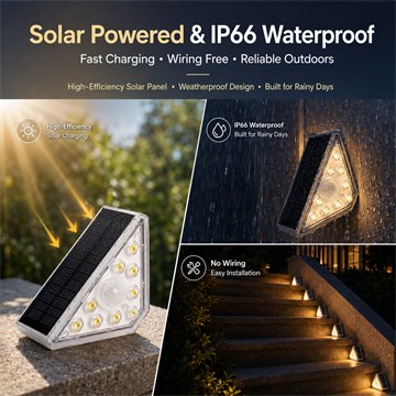 CS Solar Step Stair Sensor Light image 3