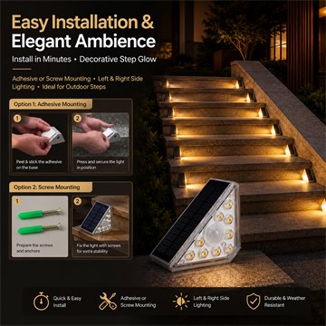 CS Solar Step Stair Sensor Light image 4