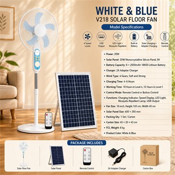 CS-V218 white model specifications