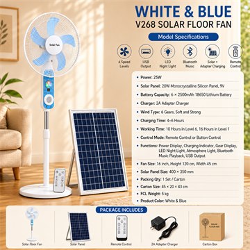 CS-V268 white model specifications