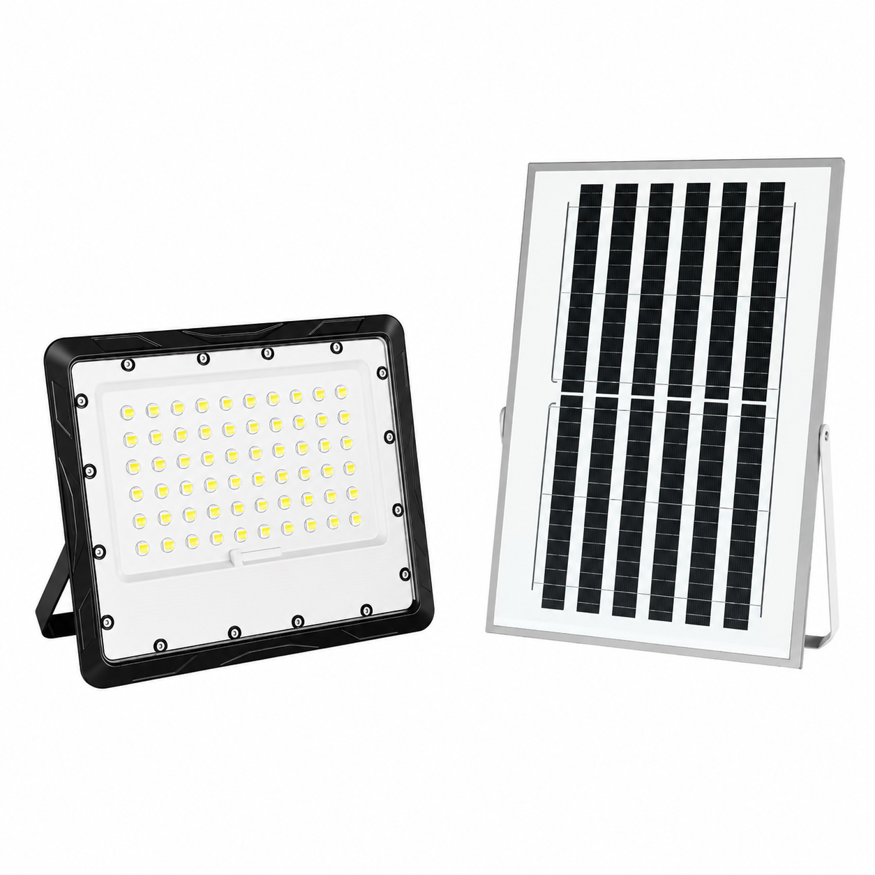 Split Solar Flood Light